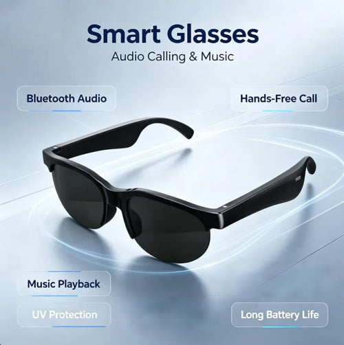 XG88Pro Smart Translation Bluetooth Glasses, Wireless Headset, Anti‑Blue‑Light for Sports, Running & Cycling