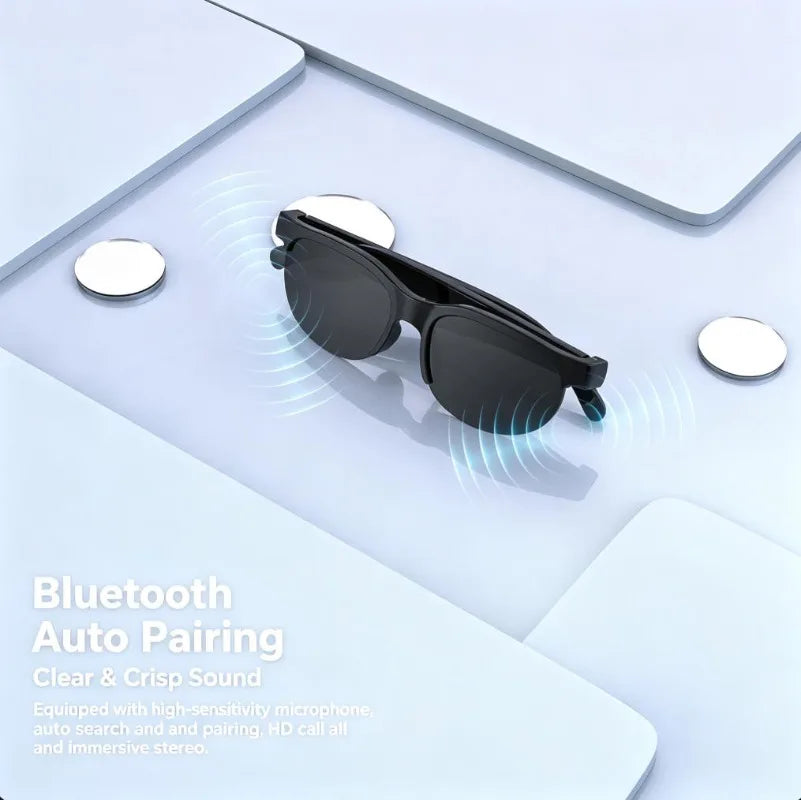 XG88Pro Smart Translation Bluetooth Glasses, Wireless Headset, Anti‑Blue‑Light for Sports, Running & Cycling