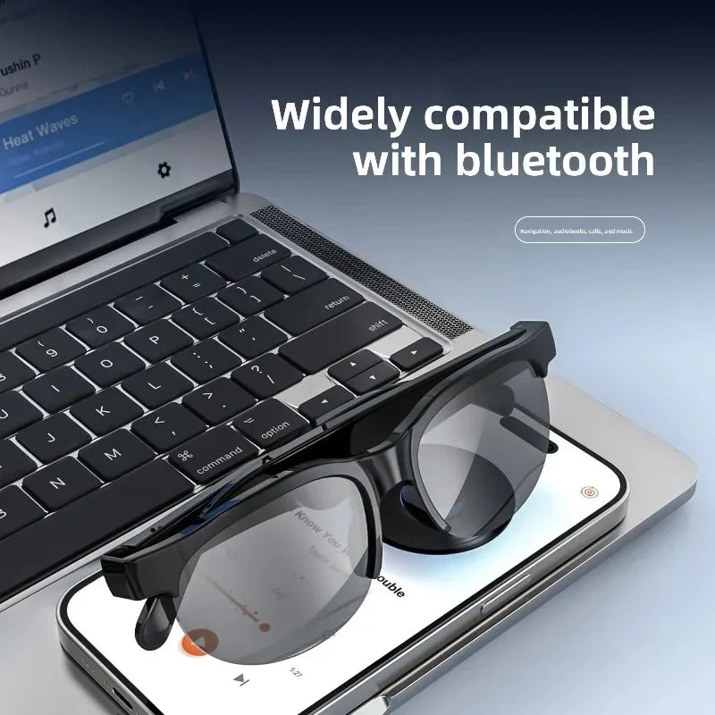XG88Pro Smart Translation Bluetooth Glasses, Wireless Headset, Anti‑Blue‑Light for Sports, Running & Cycling