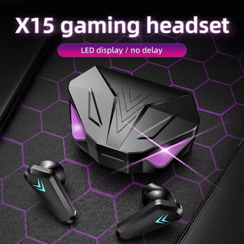ai wireless earbuds with rgb lights hd surround sound